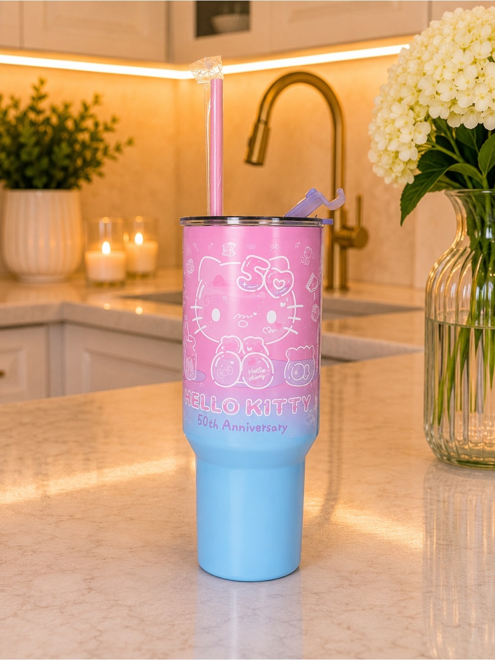 Hello Kitty 50th Anniversary Stanley
